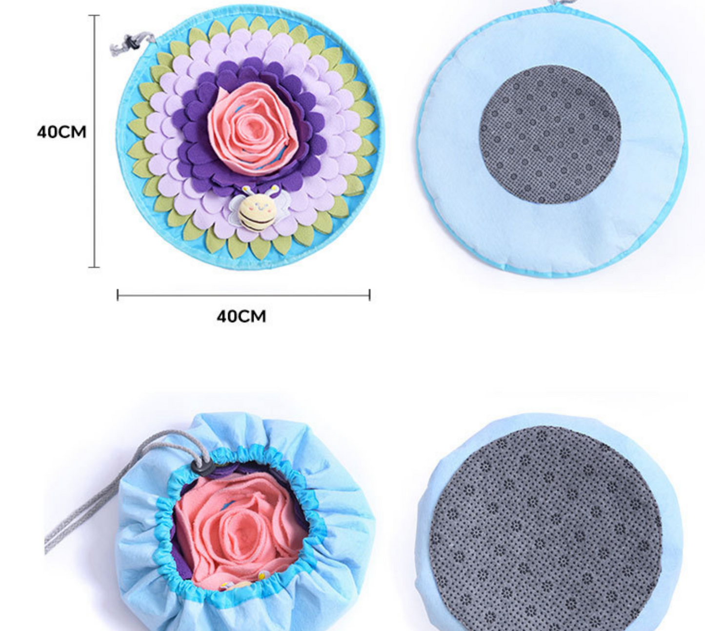 Chenpet Wholesale Flower Design Pet Snuffle Mats Fordable