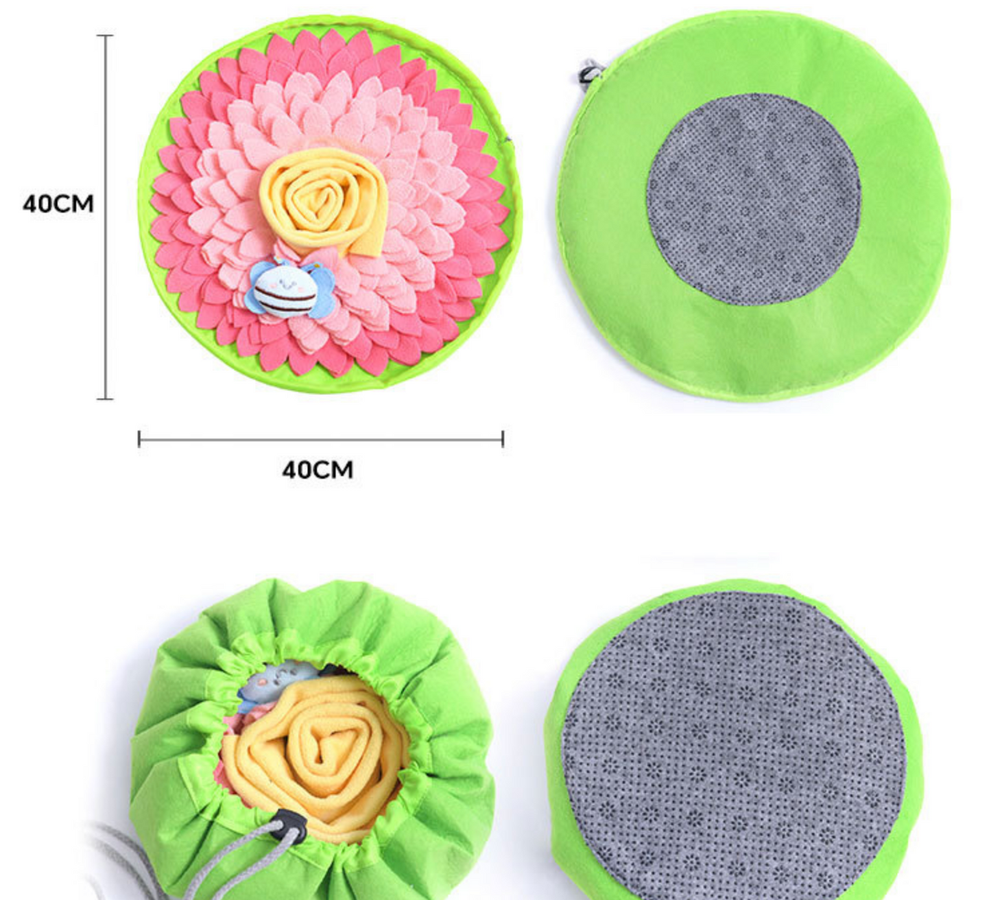 Chenpet Wholesale Flower Design Pet Snuffle Mats Fordable