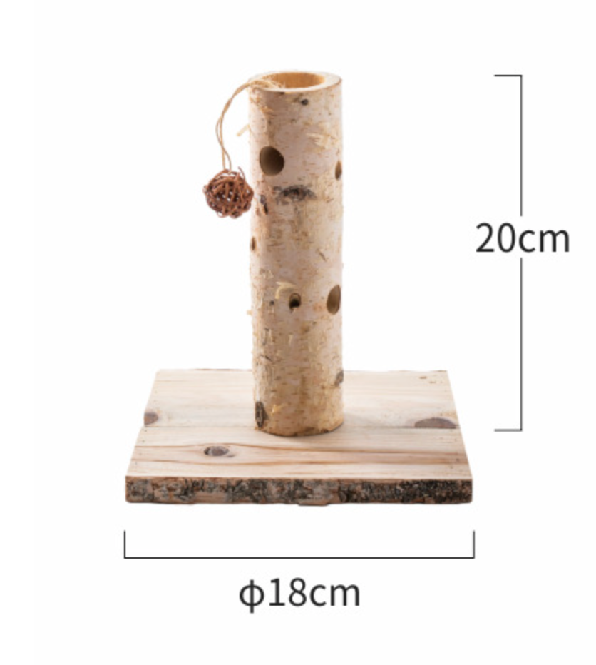 Chenpet Small Pet Natural Brich Wood Training Toys