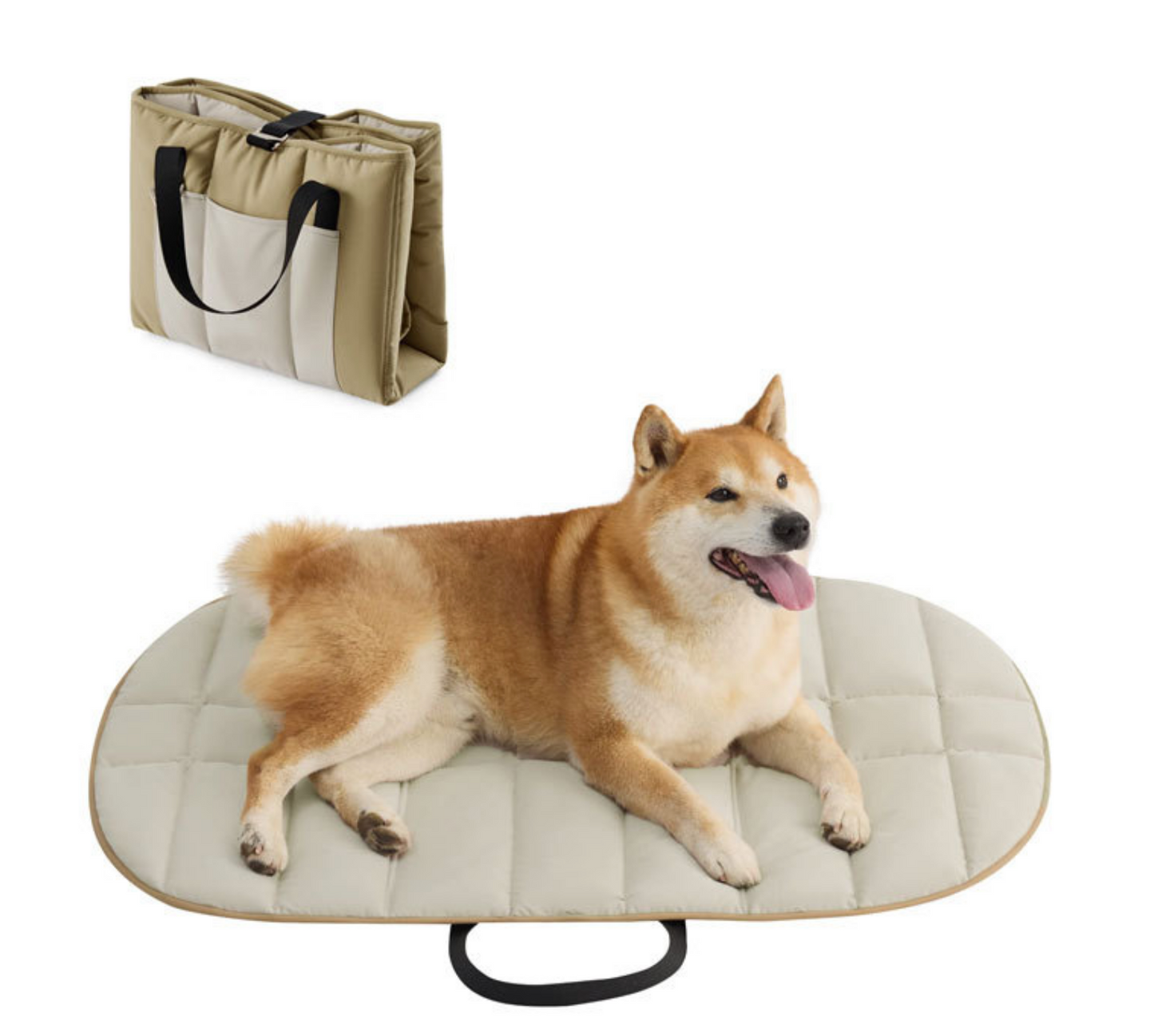 Chenpet Outside Pet Carrier Mats Waterproof Foldable Pet Beds