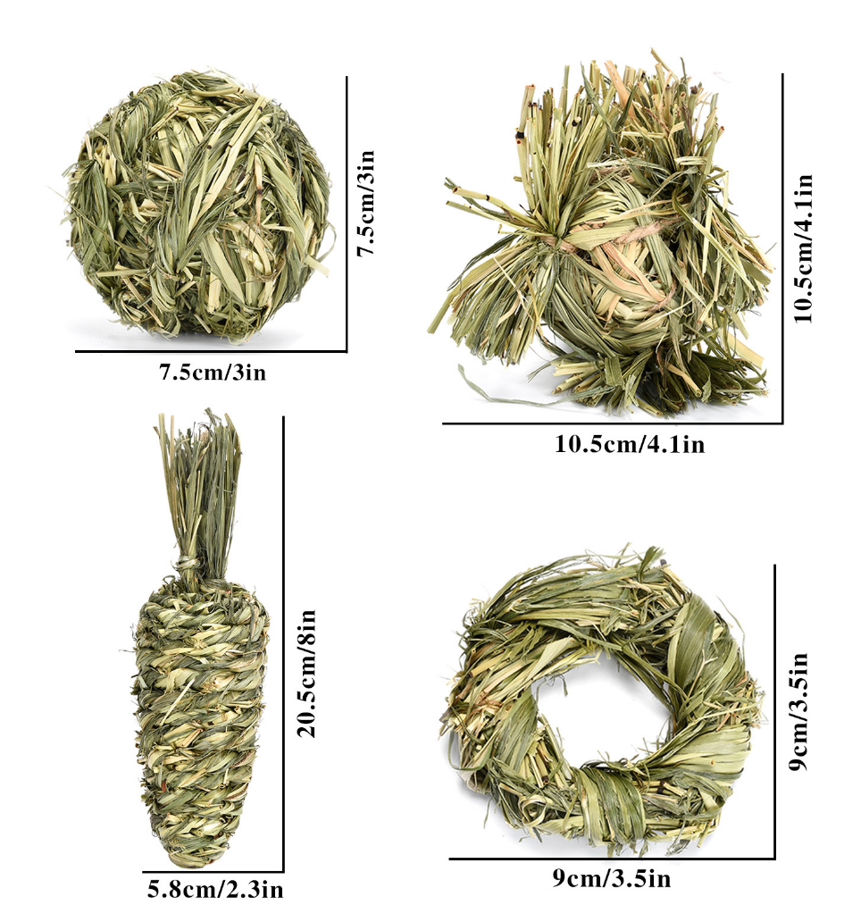 Chenpet Wholesale Natural Small Pet Enrichment Toys Timothy Grass