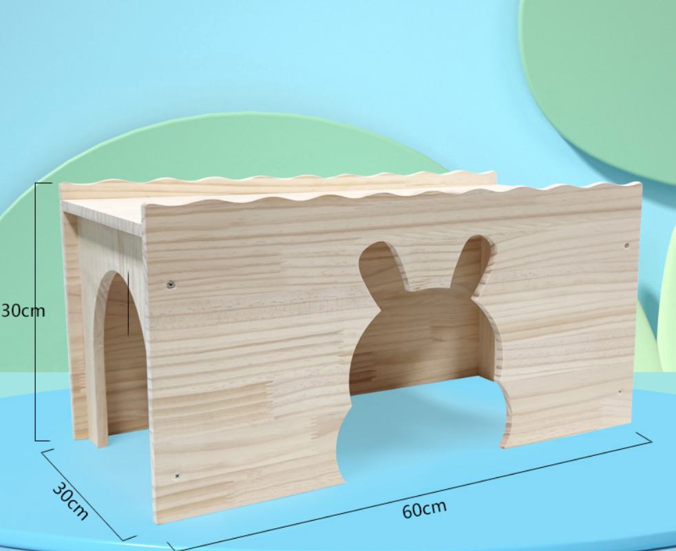 Chenpet Manufacturer Small Pets Pine Wood Freely Combinable Castles