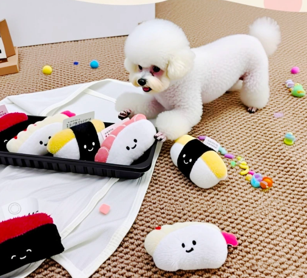 Chenpet Customized Sushi Design Dog Plush Toys