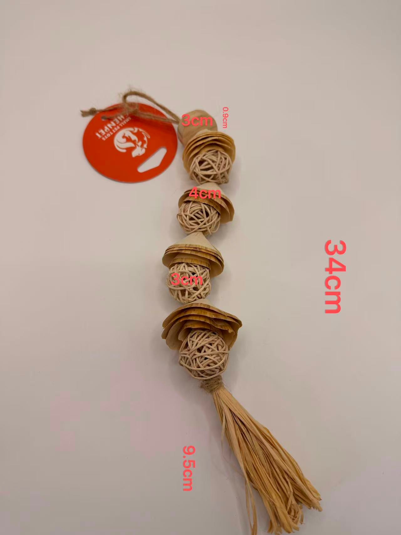 Chenpet Exclusive flower design natural hand made small pet toys