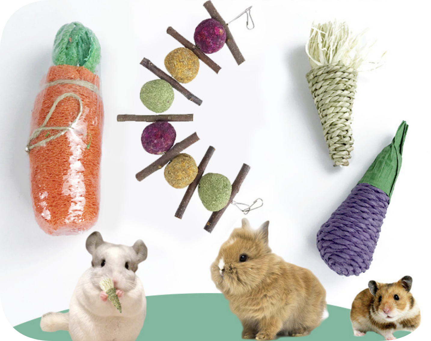 Chenpet Wholesale Natural Chewing Small Pets Play Toys