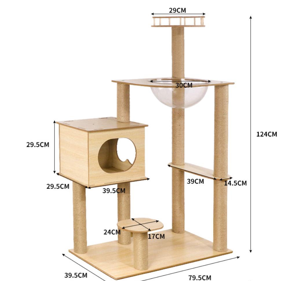 Chenpet Wholesaler Durable MDF Cat Trees Cat Climbing