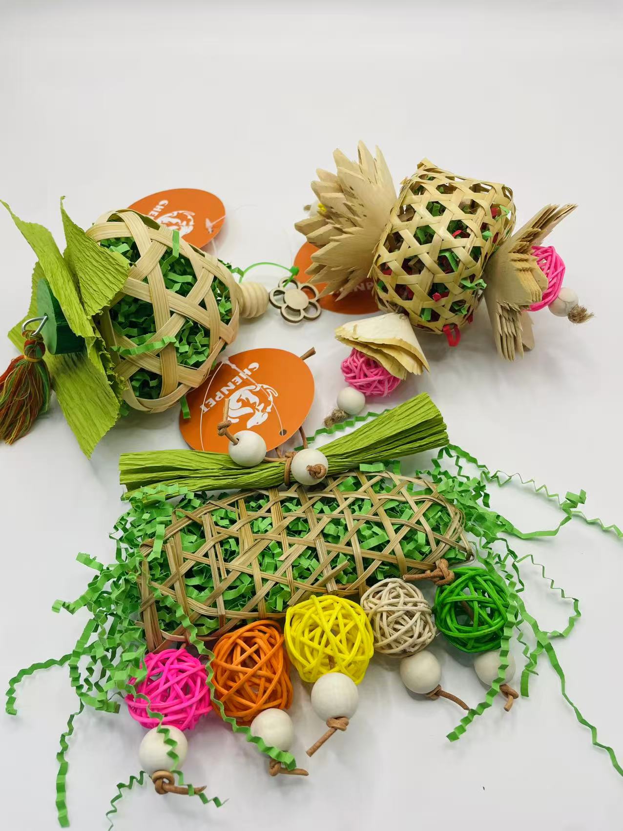 Chenpet Hot Selling Bamboo Paper Small Pet Toys