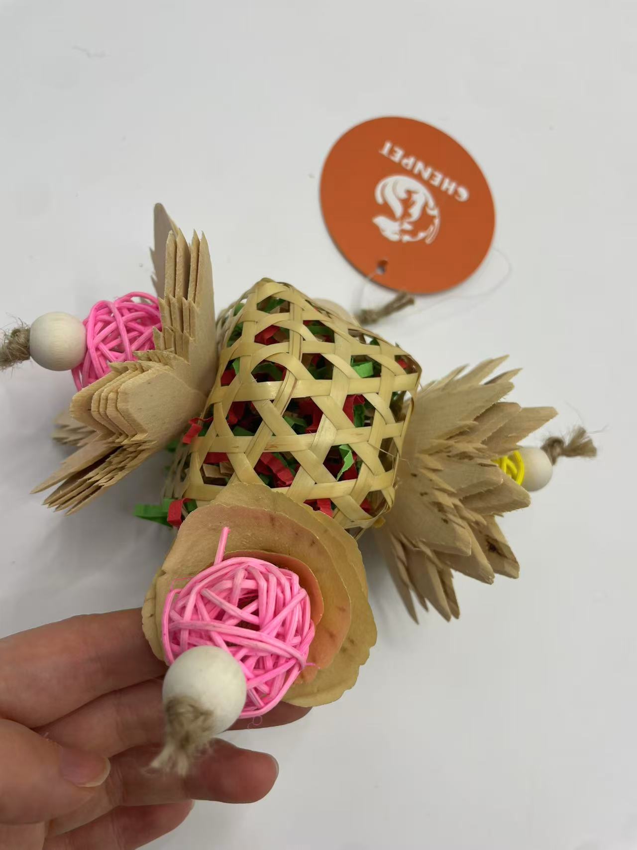 Chenpet Hot Selling Bamboo Paper Small Pet Toys