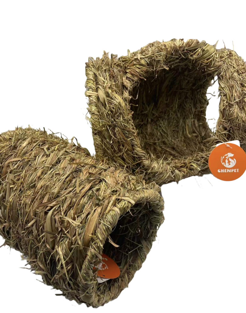 Chenpet Customized Small Pets Natural Grass Playing Tunnels