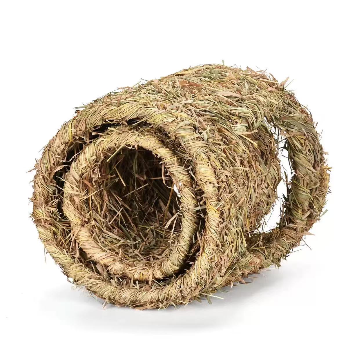 Chenpet Customized Small Pets Natural Grass Playing Tunnels