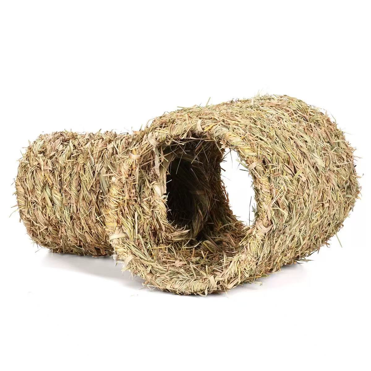Chenpet Customized Small Pets Natural Grass Playing Tunnels