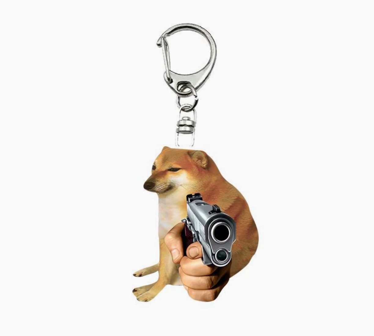 Chenpet Funny Spoof Pet Emoticon Pendant Pet Dog Acrylic Tag