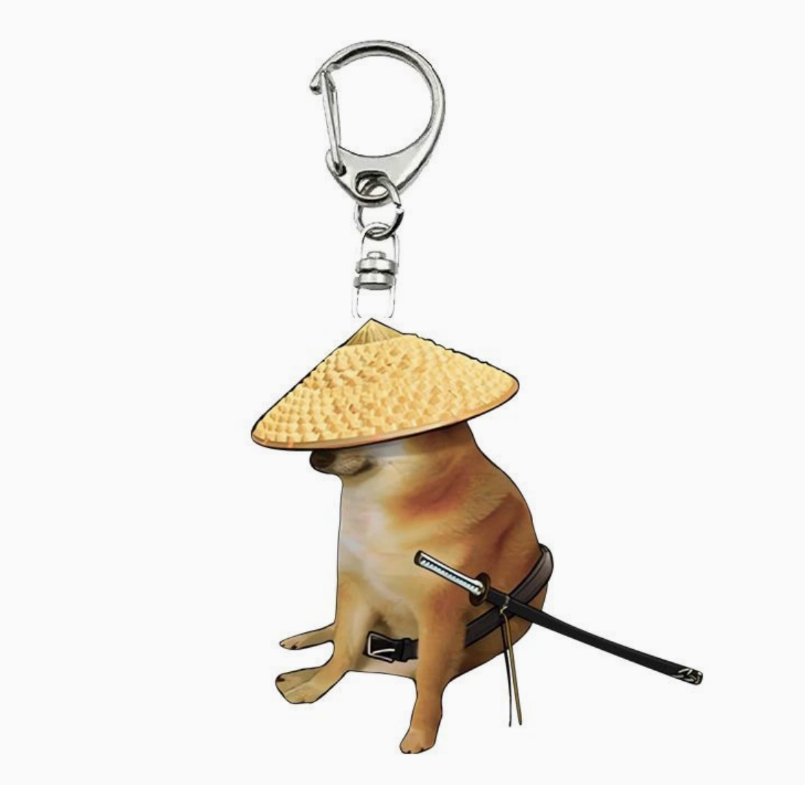 Chenpet Funny Spoof Pet Emoticon Pendant Pet Dog Acrylic Tag