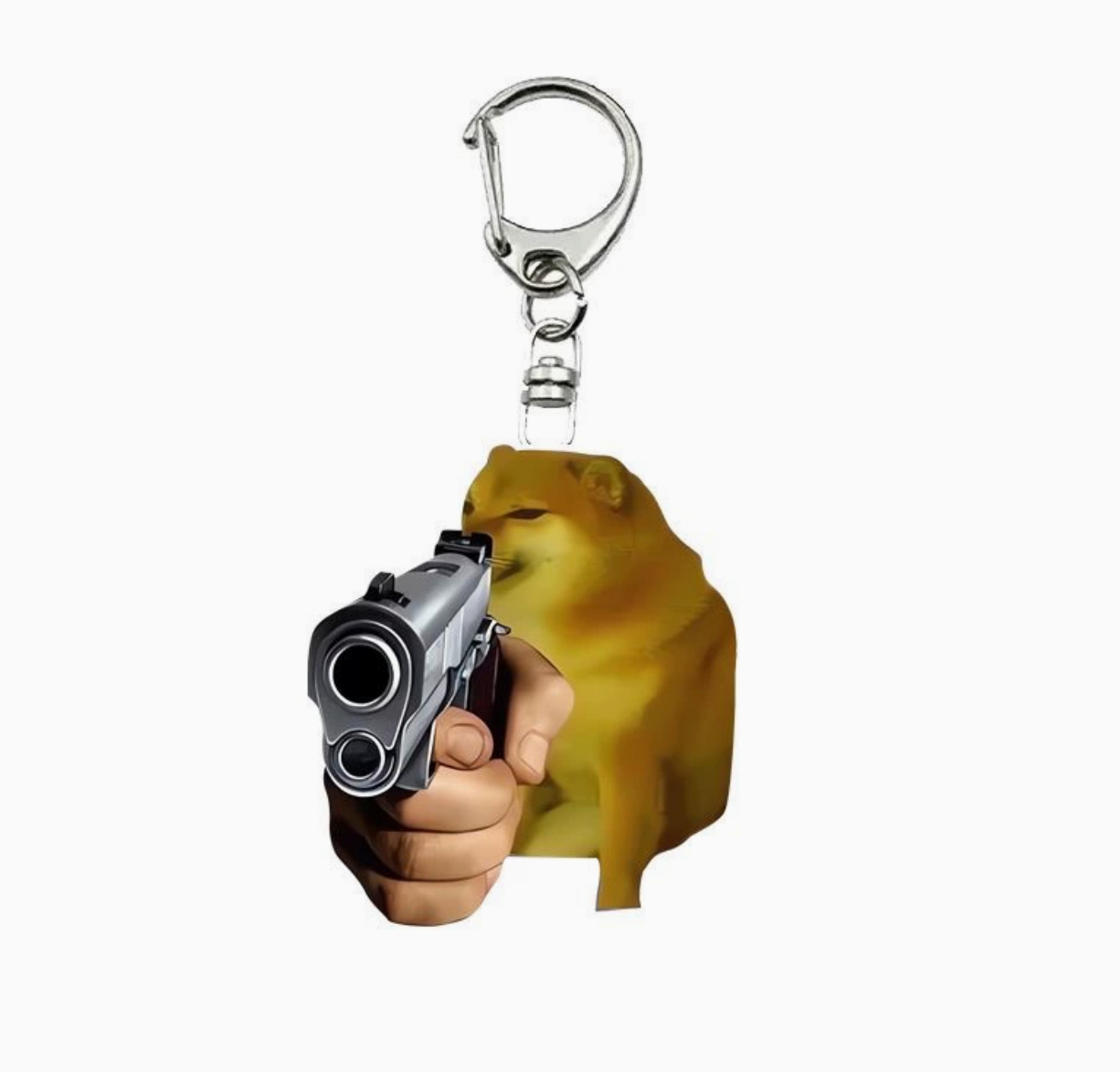 Chenpet Funny Spoof Pet Emoticon Pendant Pet Dog Acrylic Tag