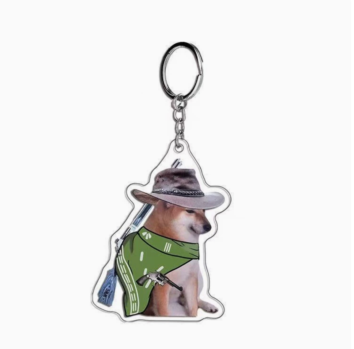 Chenpet Funny Spoof Pet Emoticon Pendant Pet Dog Acrylic Tag