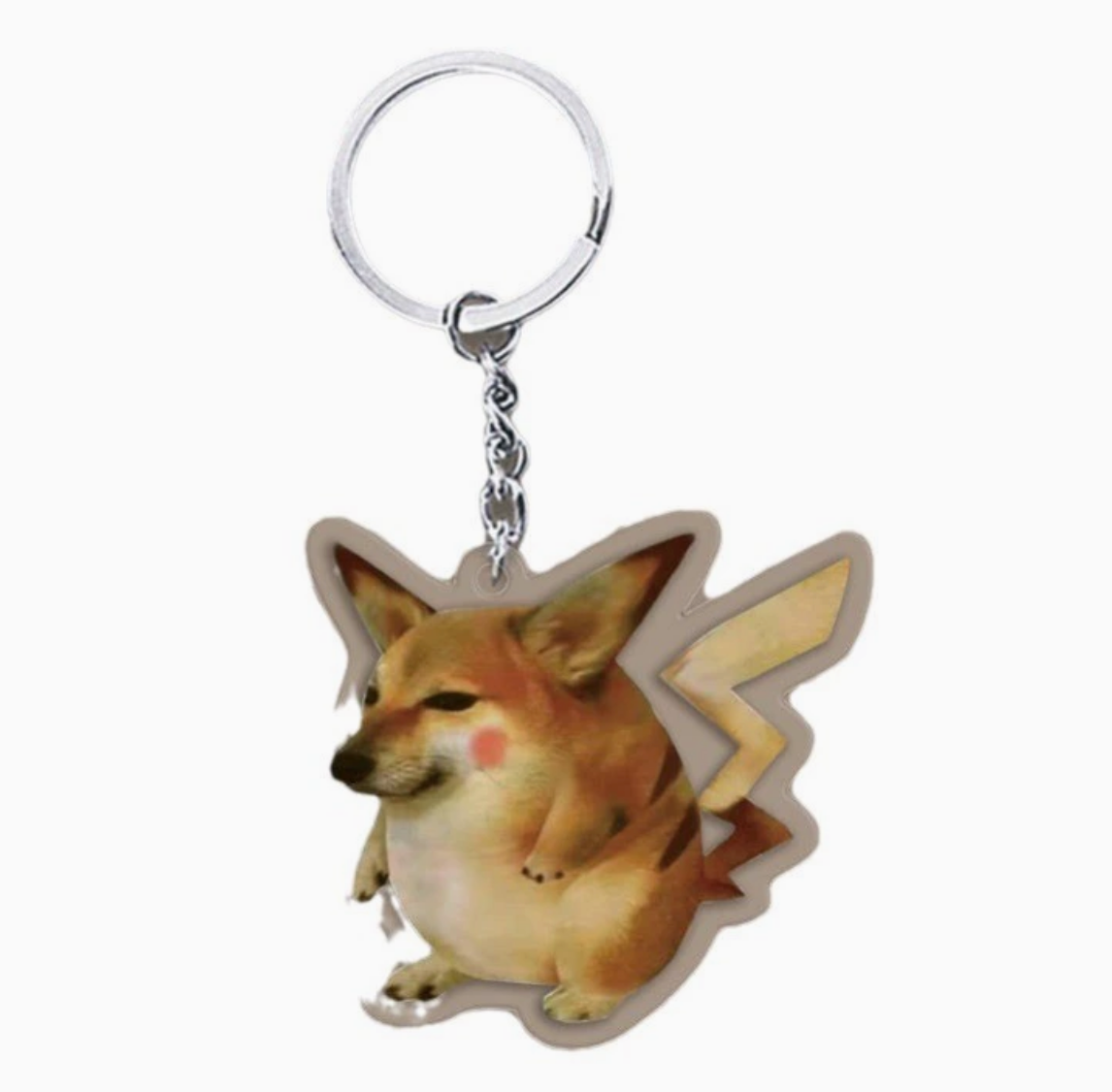 Chenpet Funny Spoof Pet Emoticon Pendant Pet Dog Acrylic Tag