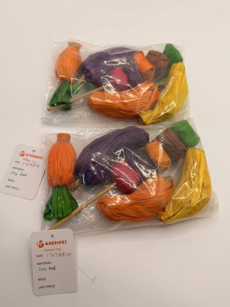 Chenpet Vegetable Series Design Natural Small Pets Toys