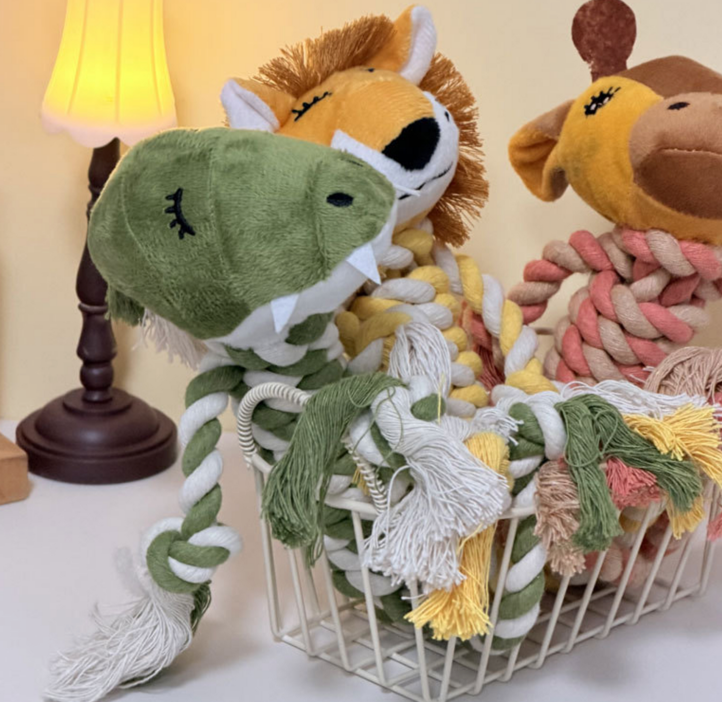 Chenpet Wholesale Cotton Rope Animal Design Dog Interactive Toys