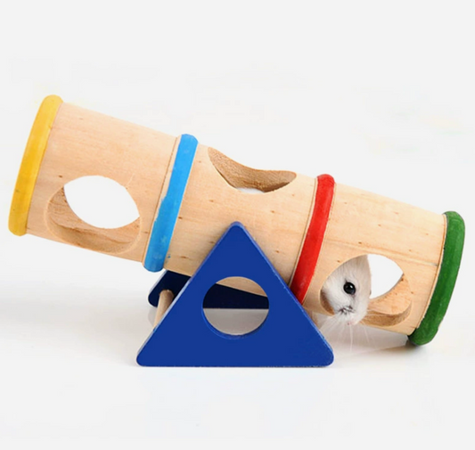 Chenpet Wholesale Solid Wood See-saw Toys Hamster Toys