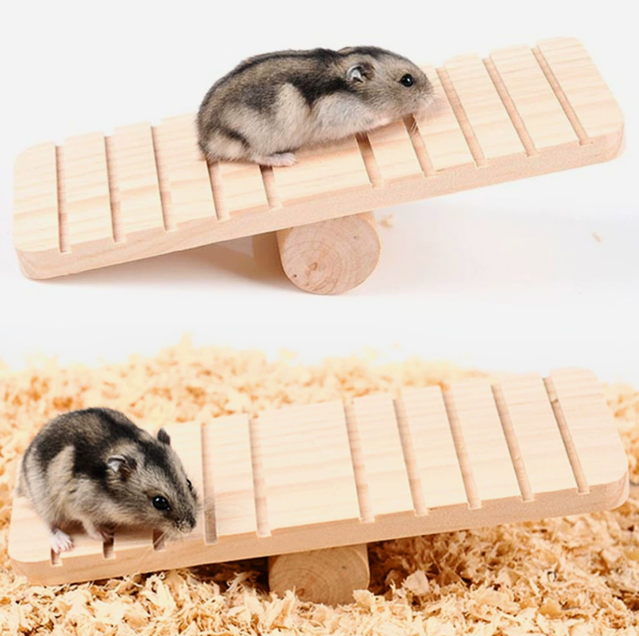 Chenpet Wholesale Solid Wood Small Pets See-saw Play Toys