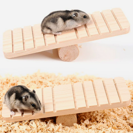 Chenpet Wholesale Solid Wood Small Pets See-saw Play Toys