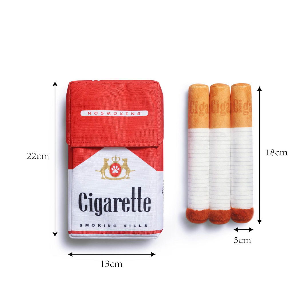 Chenpet Wholesale Cigarette Pet Plush Dog Toys