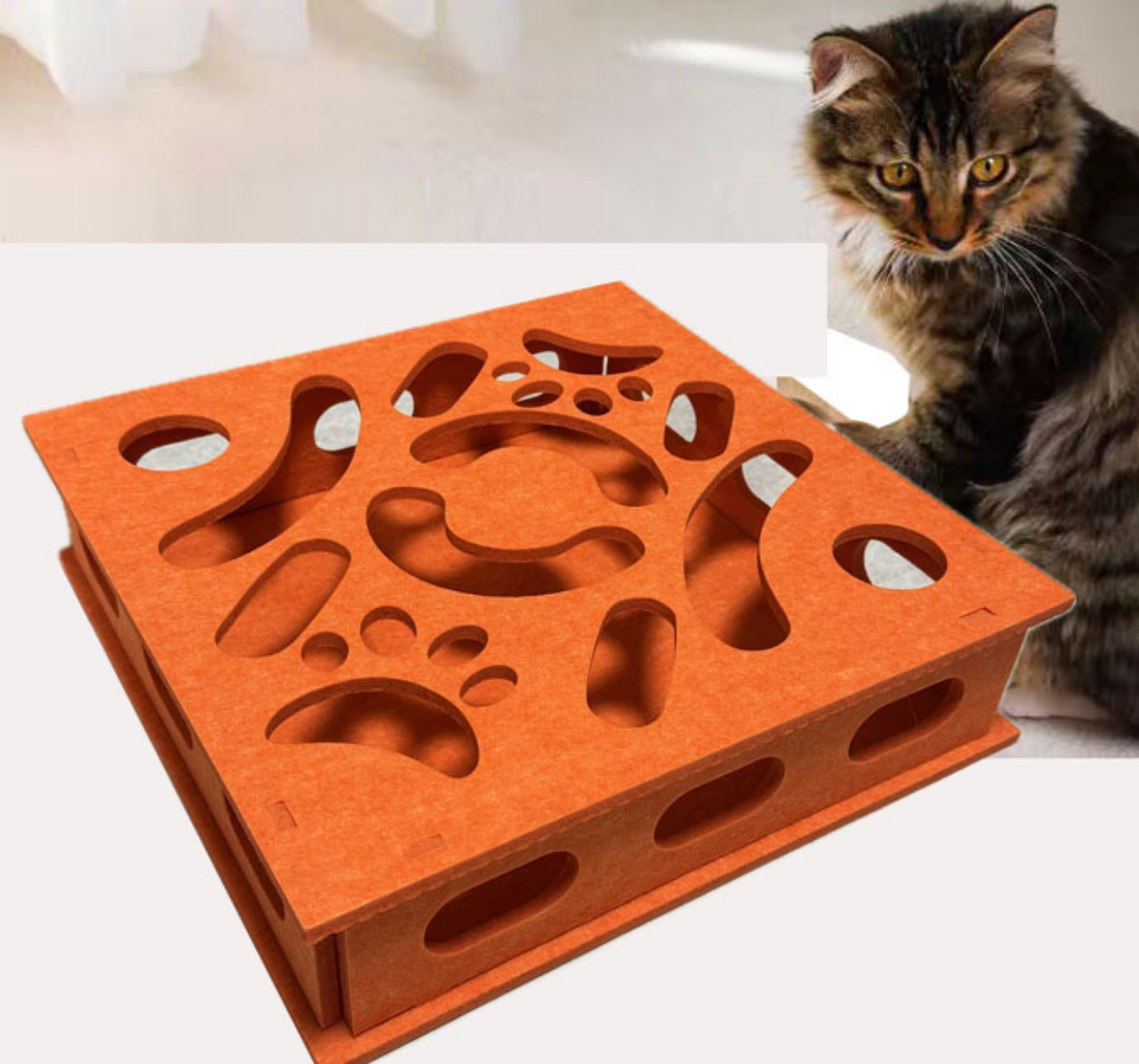 Chenpet Custom Nonwoven Fabric Cat Puzzle Toys