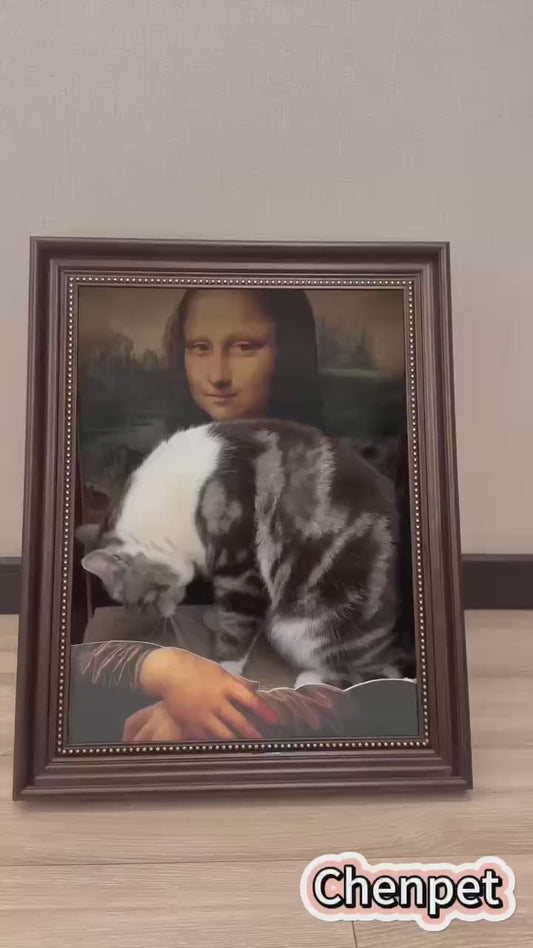 Chenpet Wholesale Customized Louvre Series Oil Painting Cat Scratchers