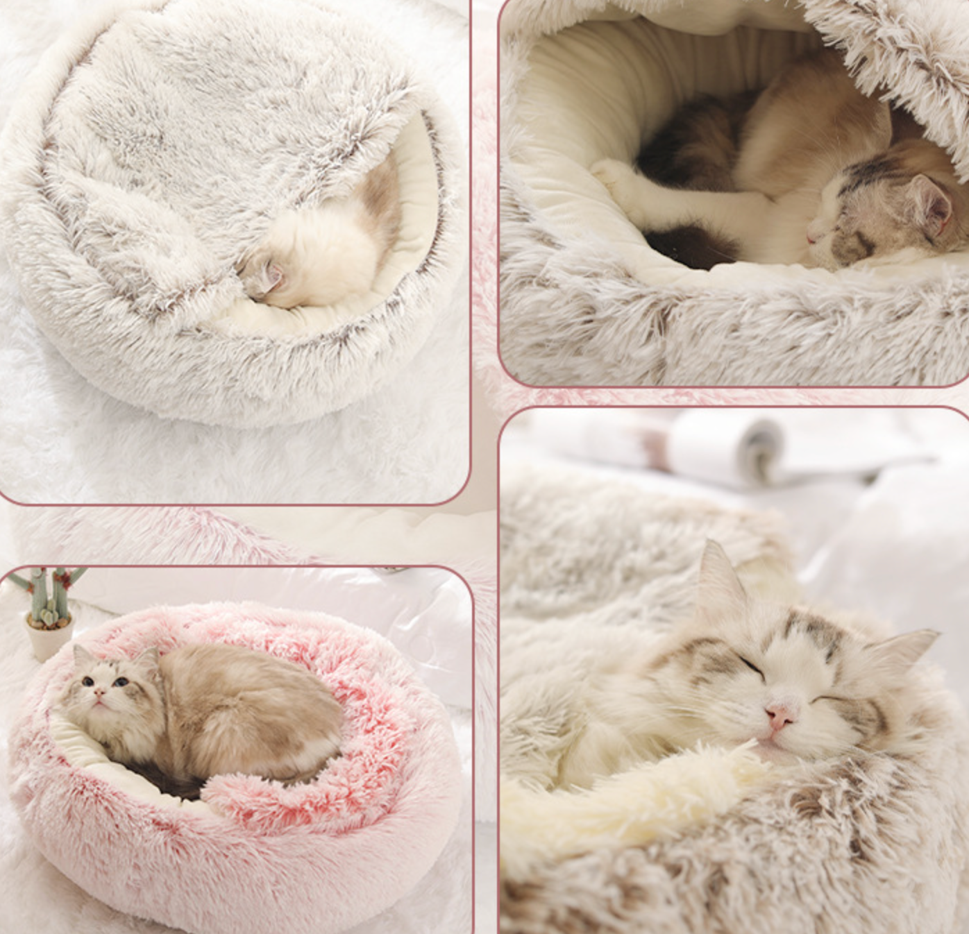 Chenpet Wholesale Upgraded Version Cozy Plush Pet Bed Cat Customized Bed