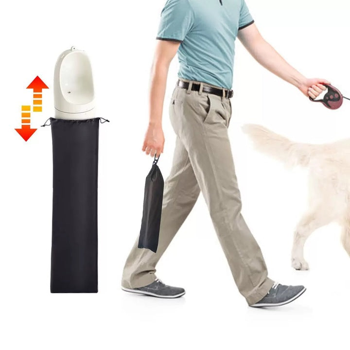 Large Dog Outside Water Bottle