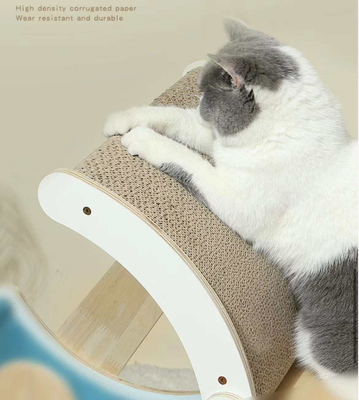 Wholesale Unique Large Triangle Wooden Cat Tree