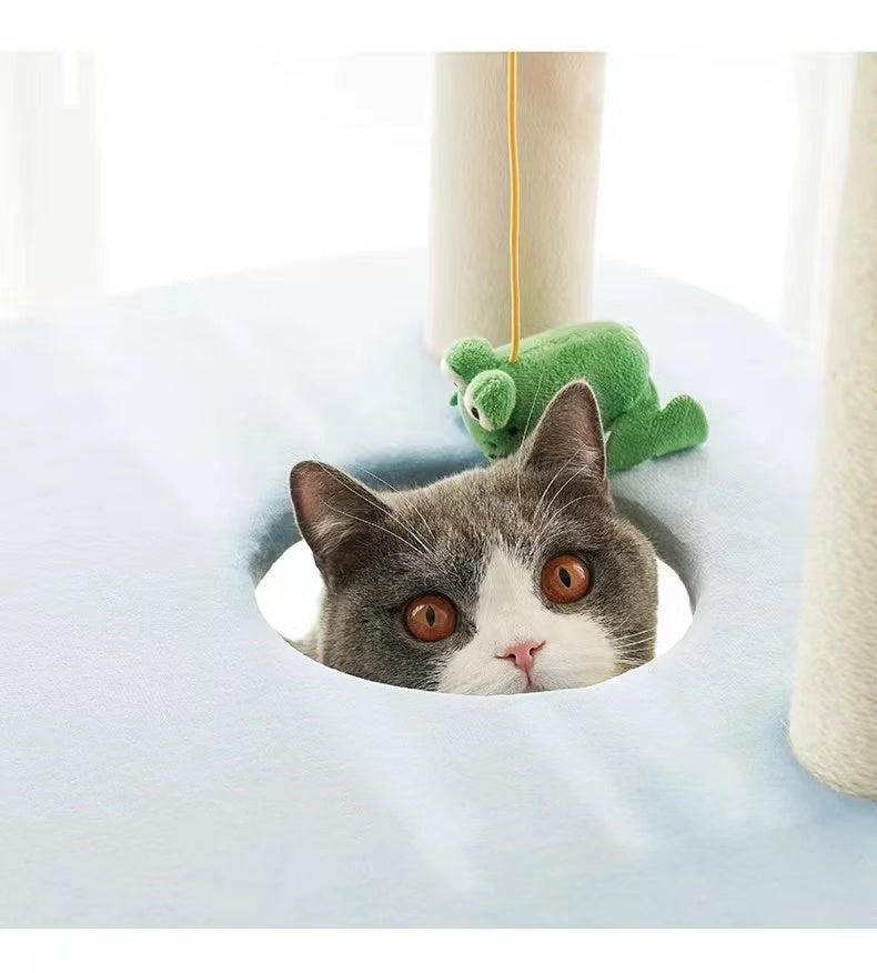 Wholesale Farm Cat Condo Solid Wooden Cat Tree