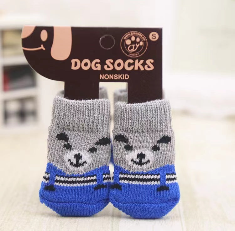 Chenpet Wholesale Christmas Dog Cute Knit Socks With Socks