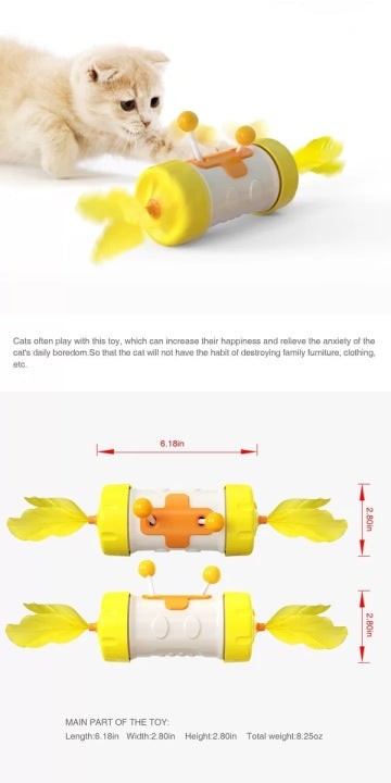 Chenpet Hot Selling Cat Funny Feather Toys Pet ABS Toys
