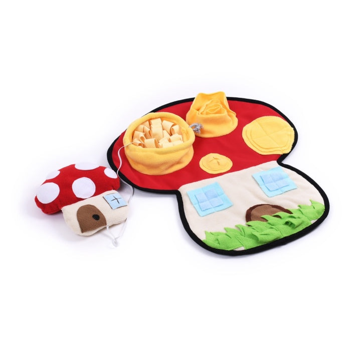 High Quality Polar Fleece Mushroom Style Pet Snuffle Mats