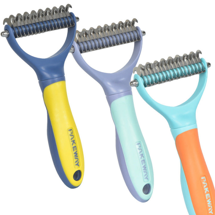 Wholesaler ABS Clean Pet Comb Multiply Choice