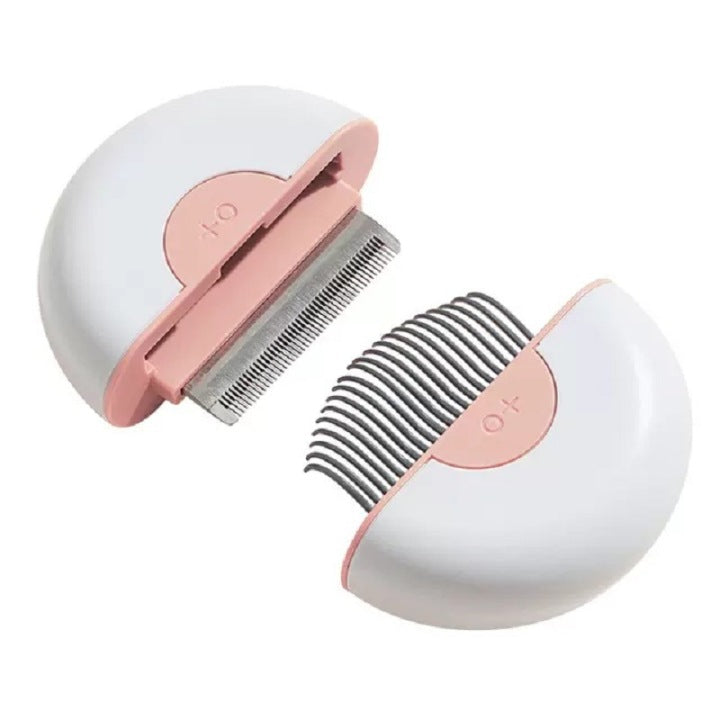 Wholesale ABS Durable Pet Comb Easy Clean Easy Storage