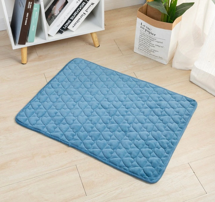 Winter New Design Warm Fleece Pet Mats Waterproof Dog Mat Machine Wash