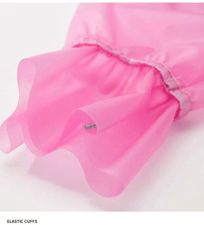 Waterproof Joint Cutting Random Dog Rain Coat