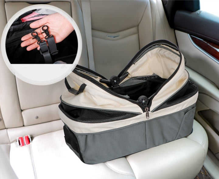 Factory Manufacturer Durable Freely Foldable Pet Carrier Car