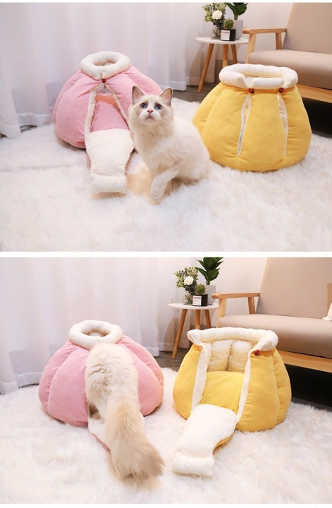 Chenpet New Design Corduroy Pet Bed Cozy Pet House