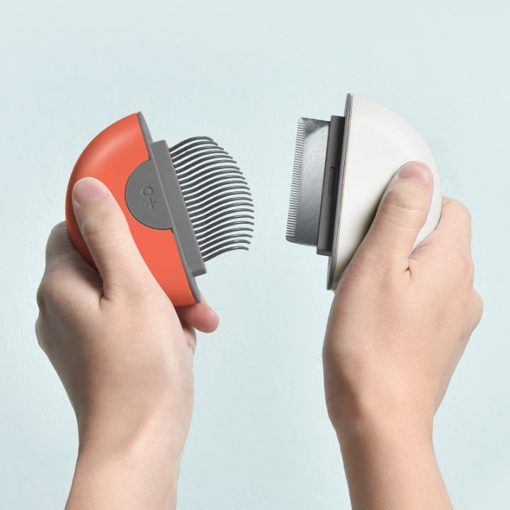 Wholesale ABS Durable Pet Comb Easy Clean Easy Storage