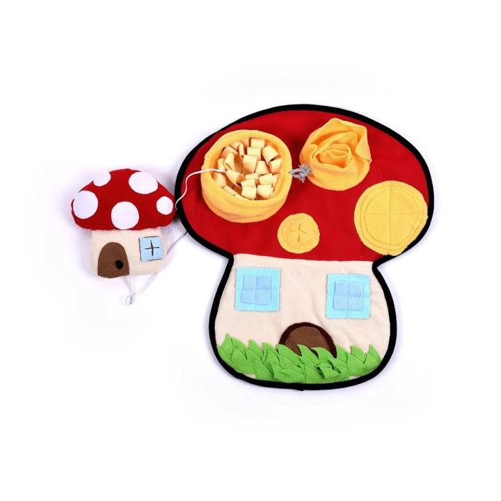 High Quality Polar Fleece Mushroom Style Pet Snuffle Mats