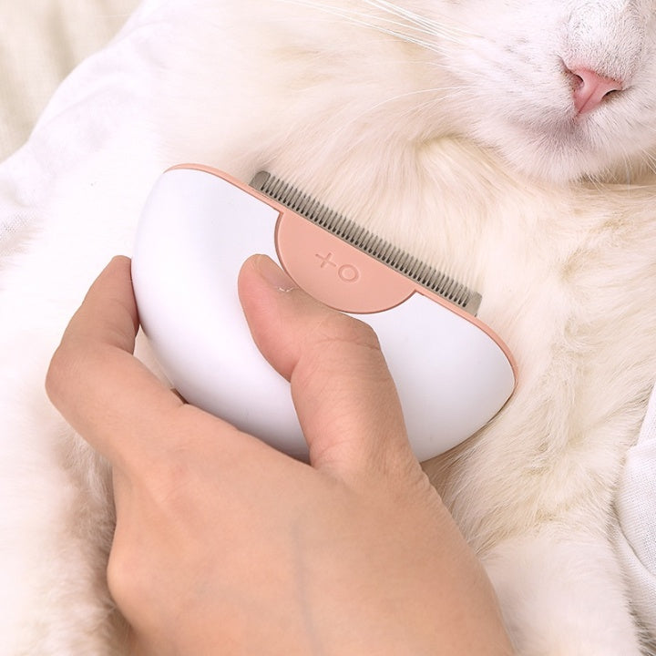 Wholesale ABS Durable Pet Comb Easy Clean Easy Storage