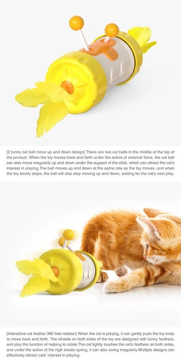 Chenpet Hot Selling Cat Funny Feather Toys Pet ABS Toys