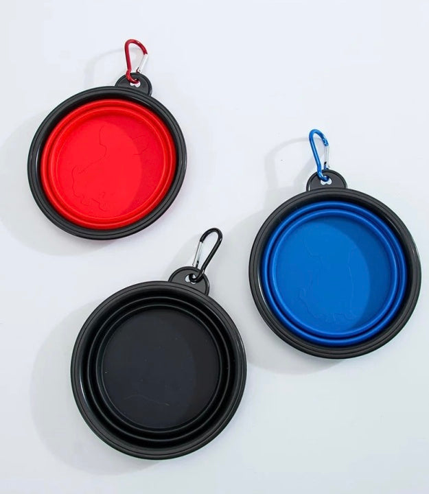 Colorful ABS Folding Feeder Bowl