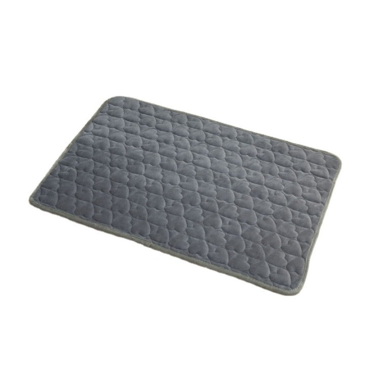 Winter New Design Warm Fleece Pet Mats Waterproof Dog Mat Machine Wash