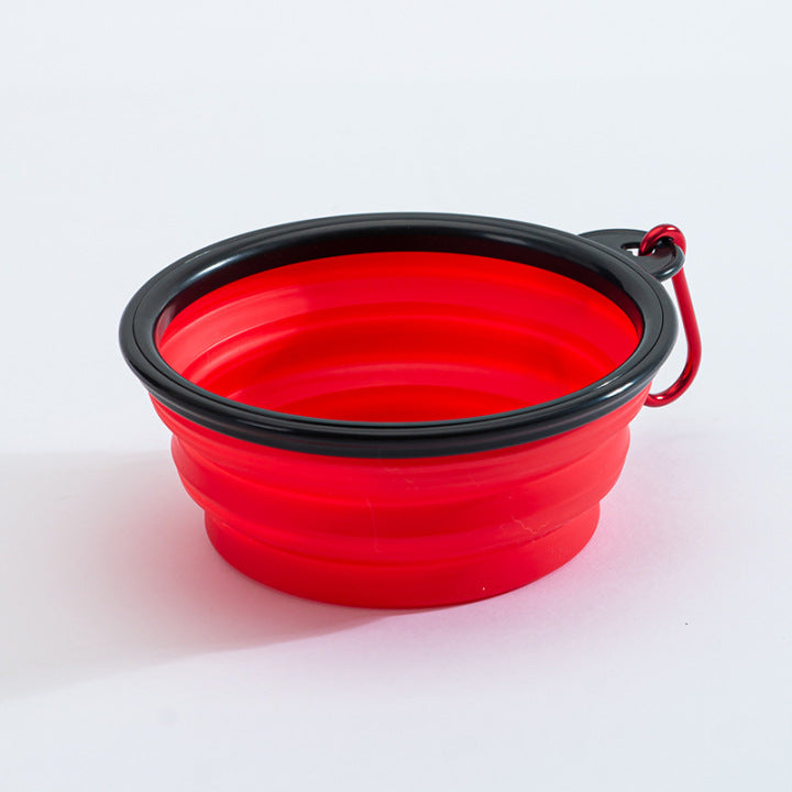 Colorful ABS Folding Feeder Bowl