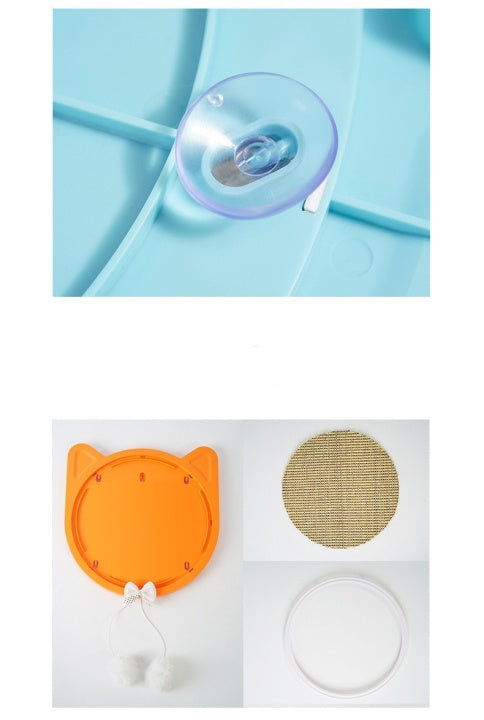 Durable Suction Cups Cat Scratch Pet Play Toy