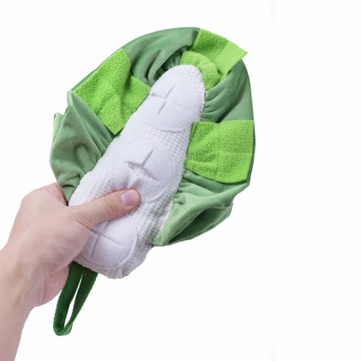 New Design Of Cabbage Style Pet Sound Toys Feeding Dog Play Toys